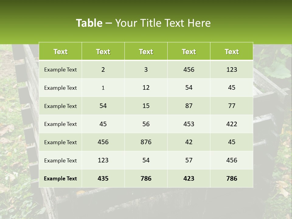 Compost Bin PowerPoint Template
