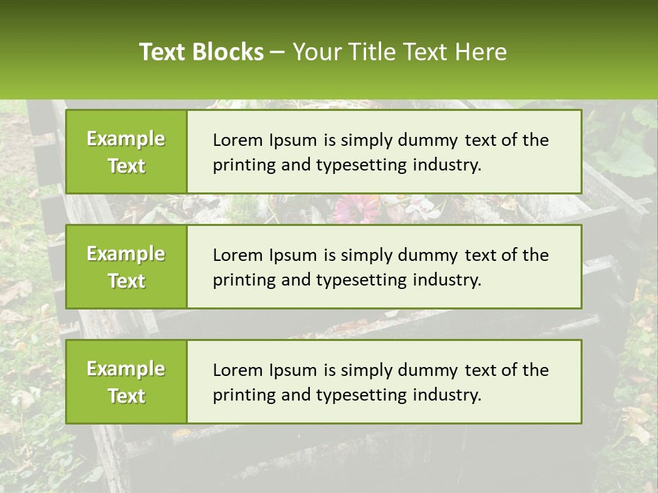 Compost Bin PowerPoint Template