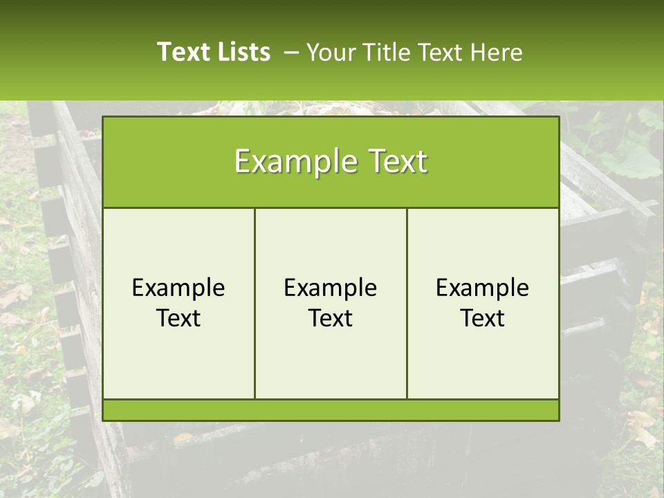 Compost Bin PowerPoint Template
