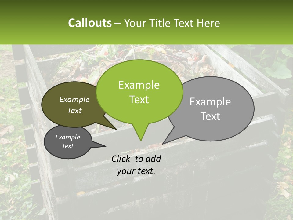 Compost Bin PowerPoint Template