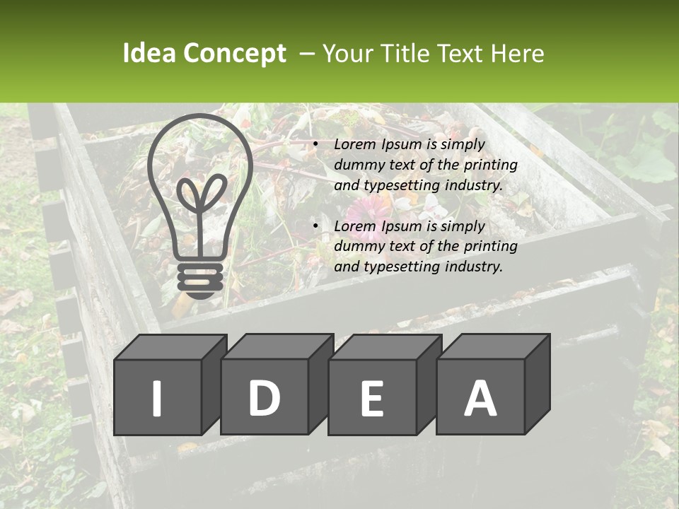 Compost Bin PowerPoint Template