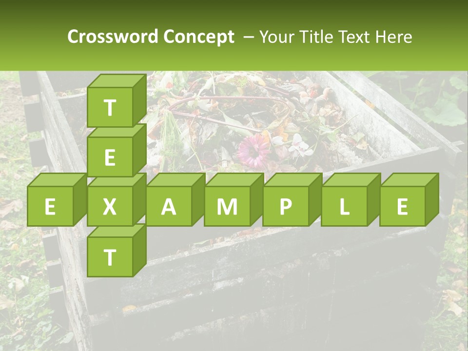 Compost Bin PowerPoint Template