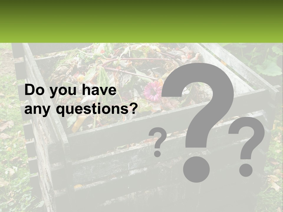 Compost Bin PowerPoint Template