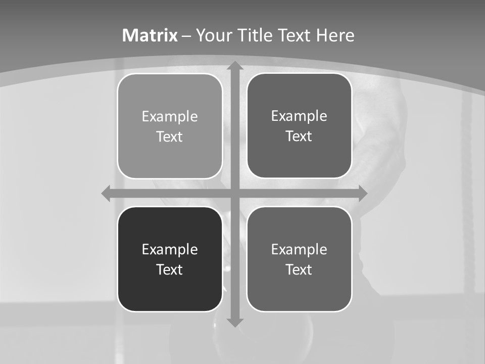 Athlete Lifts A Weight PowerPoint Template