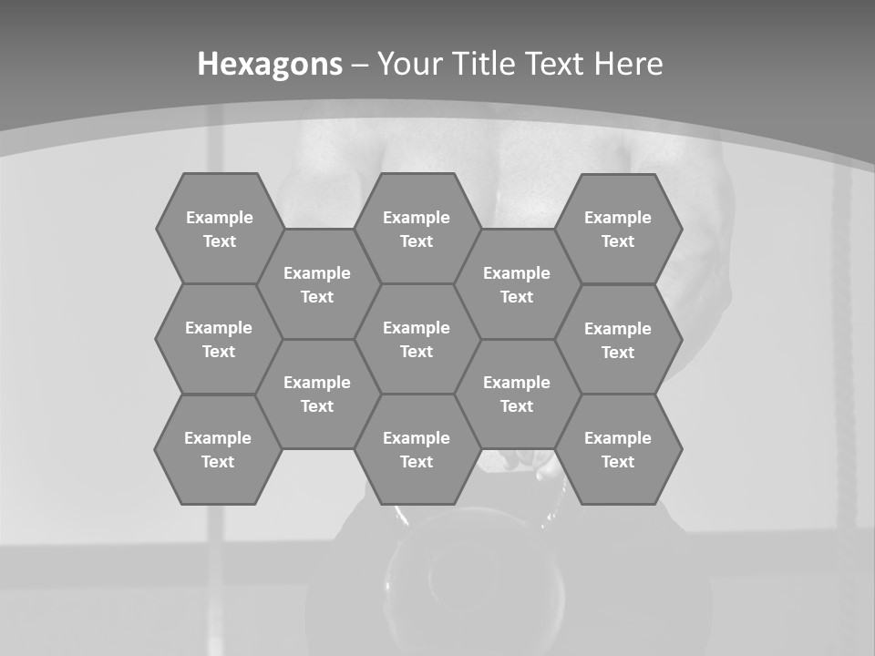 Athlete Lifts A Weight PowerPoint Template