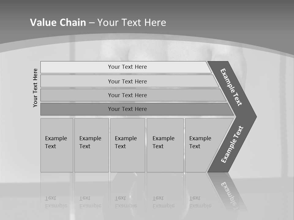 Athlete Lifts A Weight PowerPoint Template