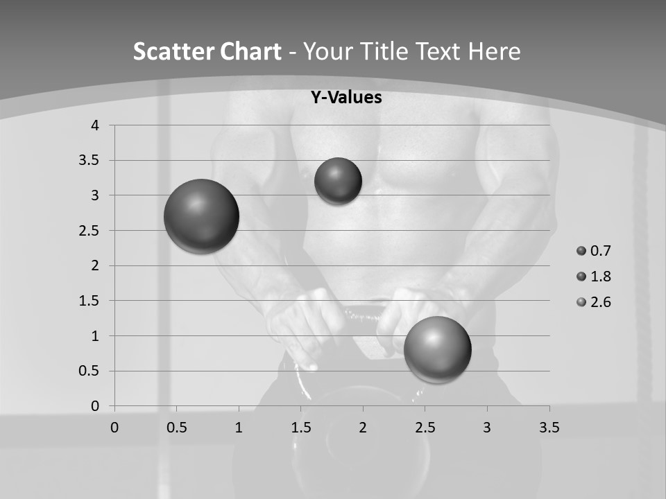 Athlete Lifts A Weight PowerPoint Template