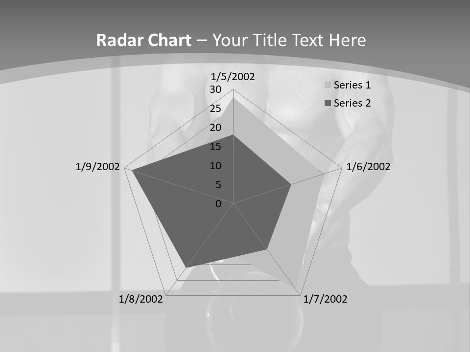 Athlete Lifts A Weight PowerPoint Template