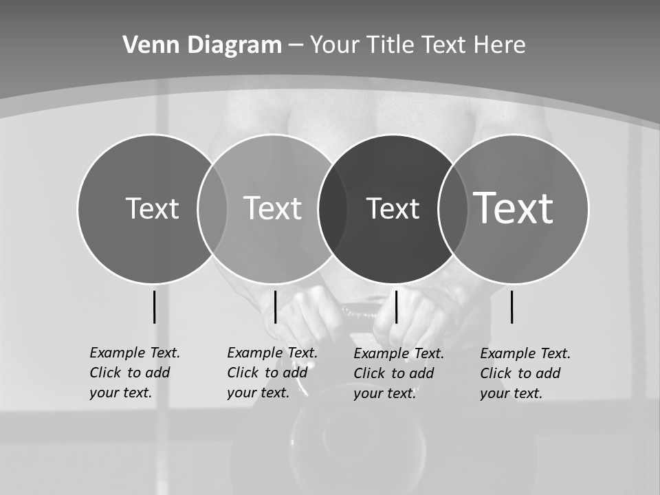 Athlete Lifts A Weight PowerPoint Template
