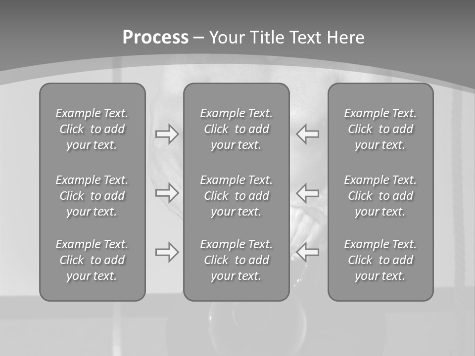 Athlete Lifts A Weight PowerPoint Template