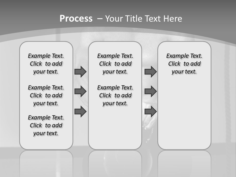 Athlete Lifts A Weight PowerPoint Template