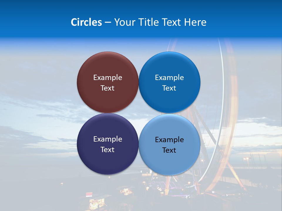 The Wheel Of Entertainment In Sydney PowerPoint Template