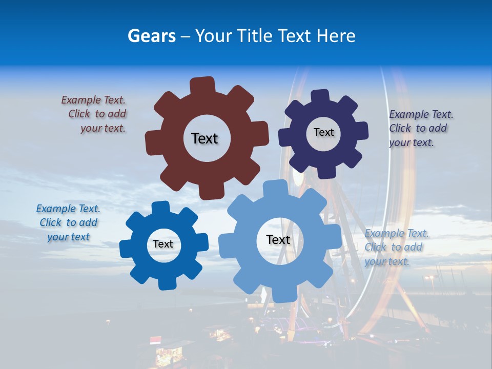 The Wheel Of Entertainment In Sydney PowerPoint Template