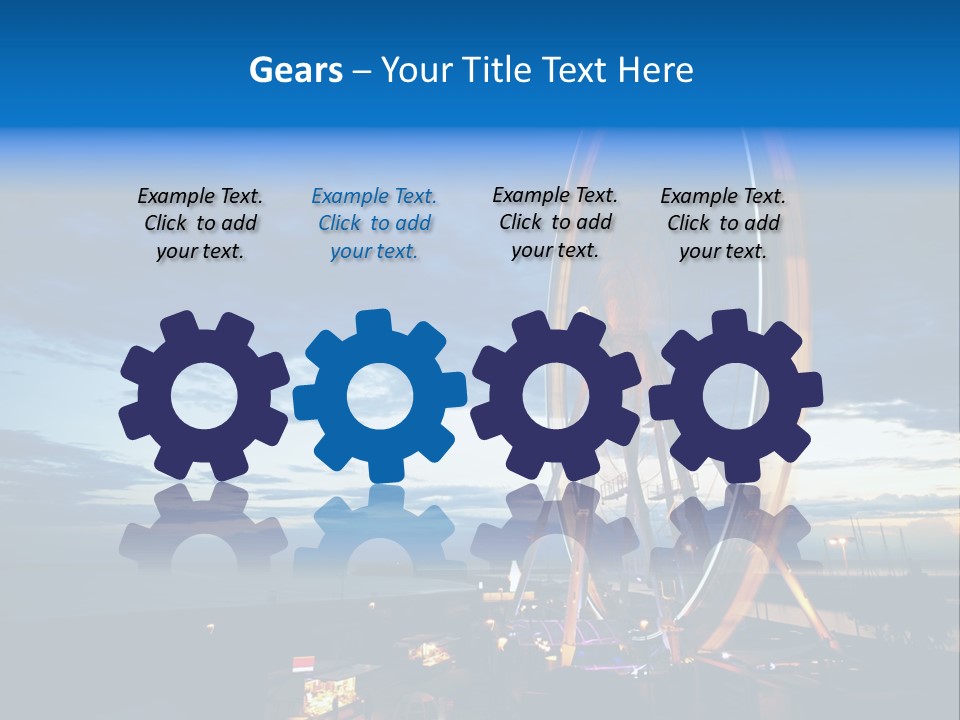 The Wheel Of Entertainment In Sydney PowerPoint Template