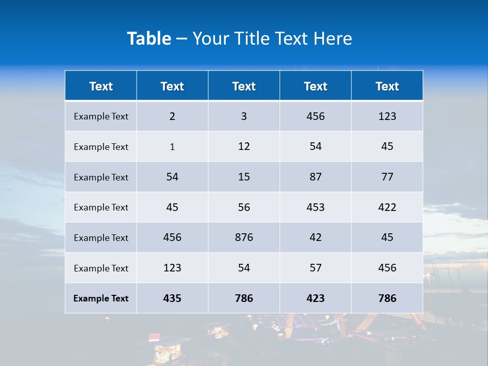 The Wheel Of Entertainment In Sydney PowerPoint Template