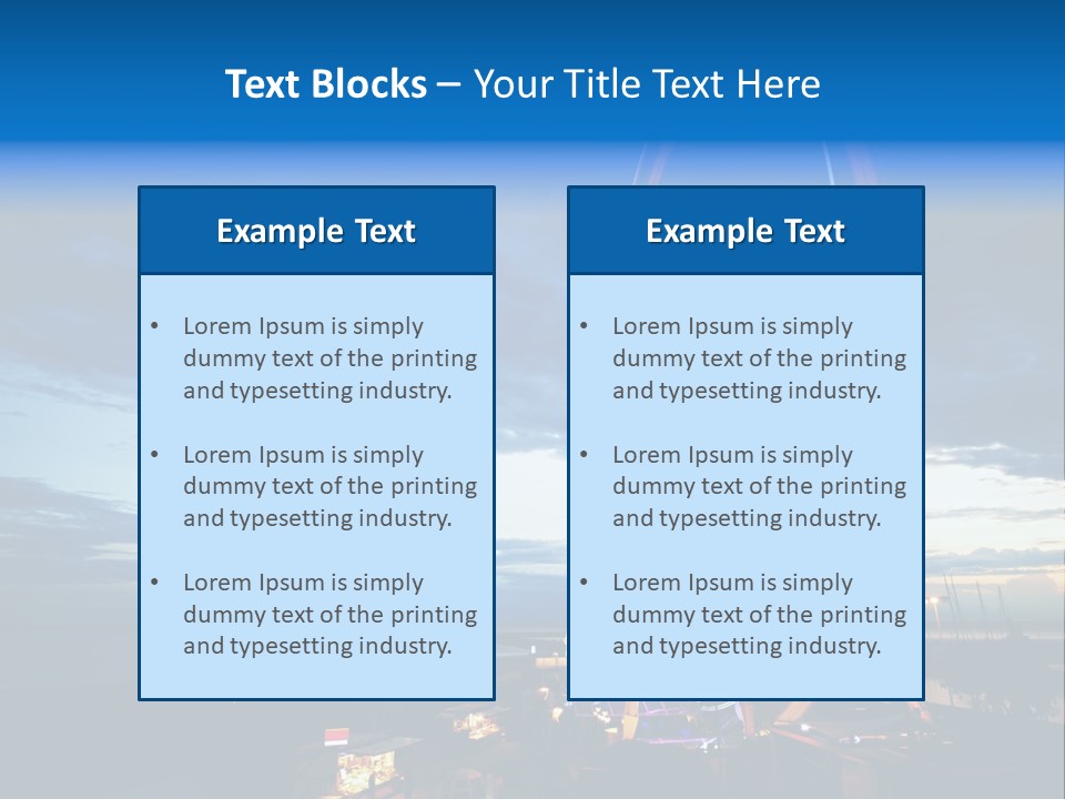 The Wheel Of Entertainment In Sydney PowerPoint Template