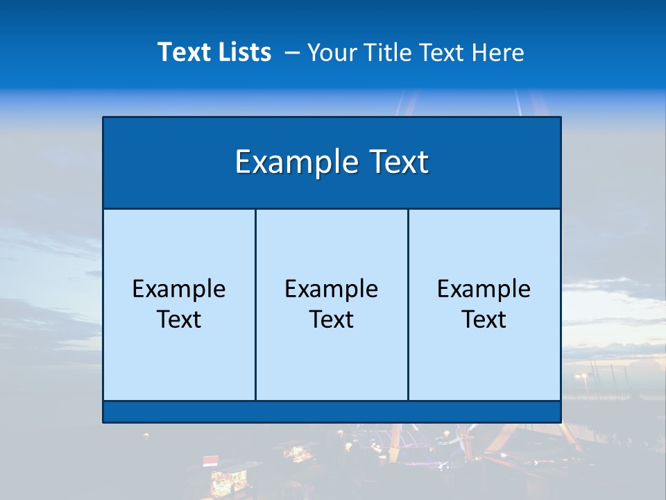 The Wheel Of Entertainment In Sydney PowerPoint Template