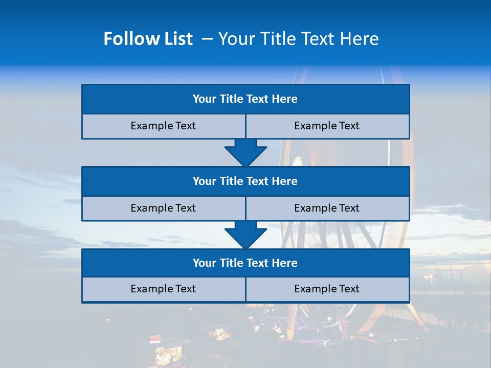 The Wheel Of Entertainment In Sydney PowerPoint Template