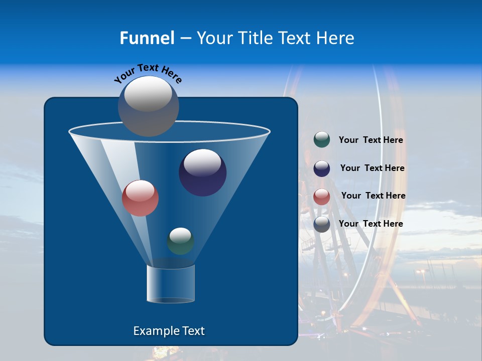 The Wheel Of Entertainment In Sydney PowerPoint Template