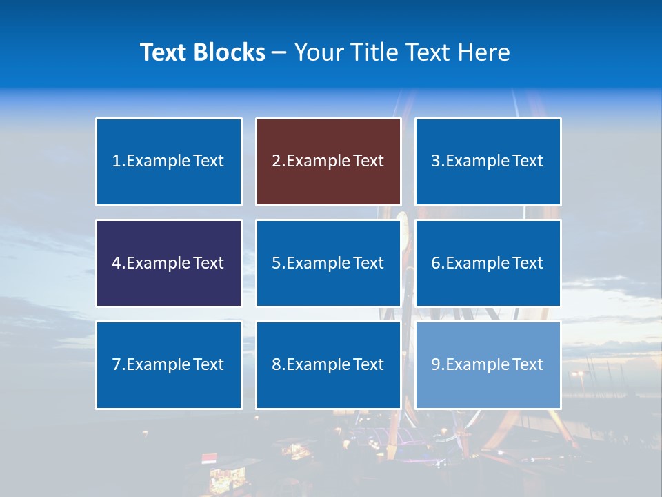 The Wheel Of Entertainment In Sydney PowerPoint Template