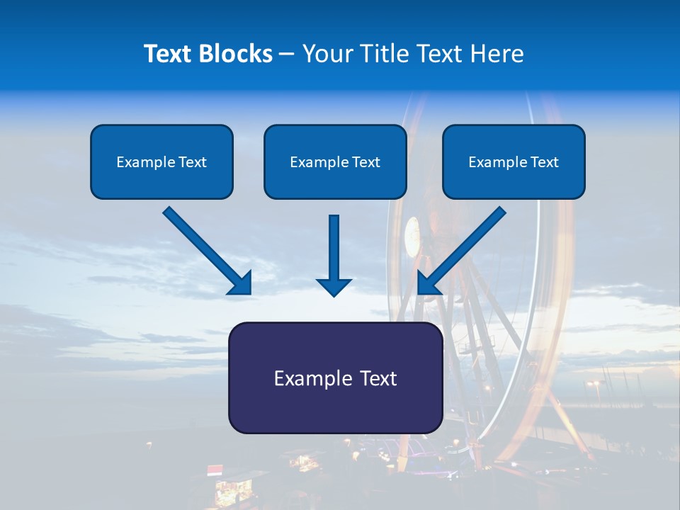 The Wheel Of Entertainment In Sydney PowerPoint Template