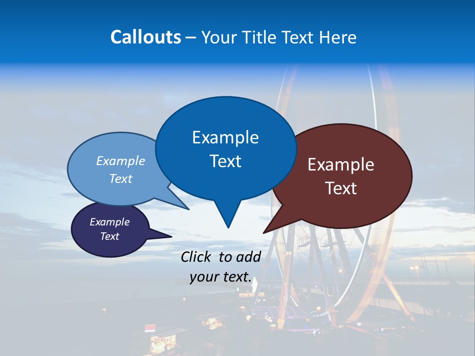 The Wheel Of Entertainment In Sydney PowerPoint Template