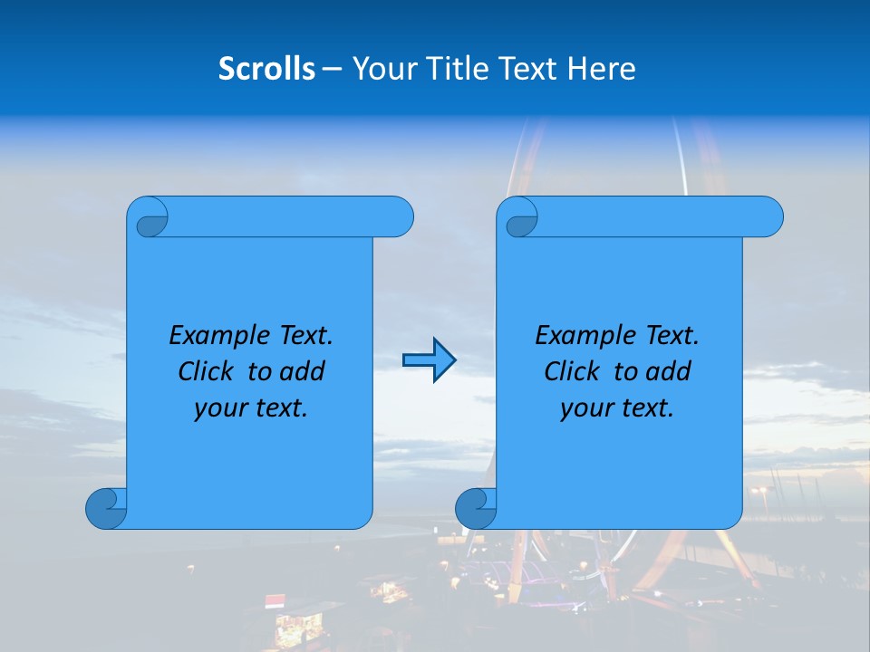 The Wheel Of Entertainment In Sydney PowerPoint Template