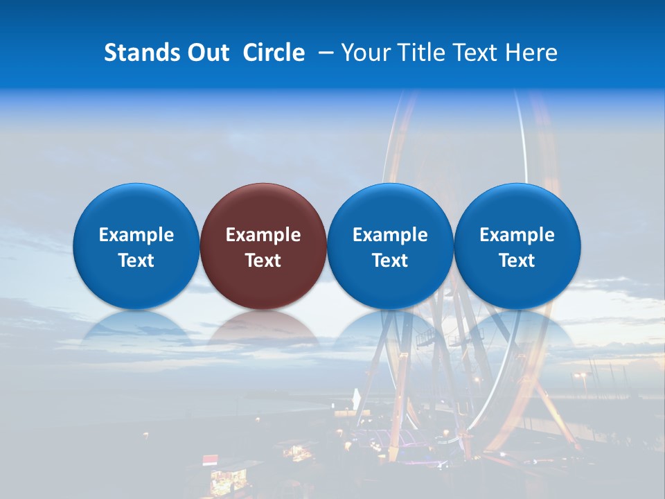 The Wheel Of Entertainment In Sydney PowerPoint Template
