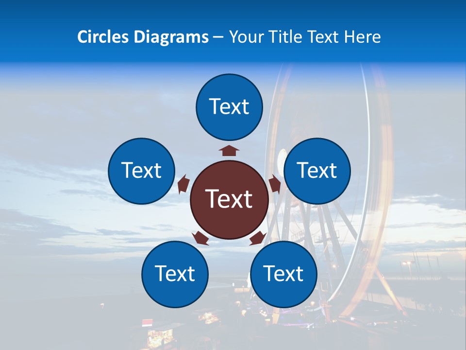 The Wheel Of Entertainment In Sydney PowerPoint Template