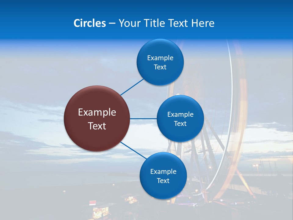 The Wheel Of Entertainment In Sydney PowerPoint Template