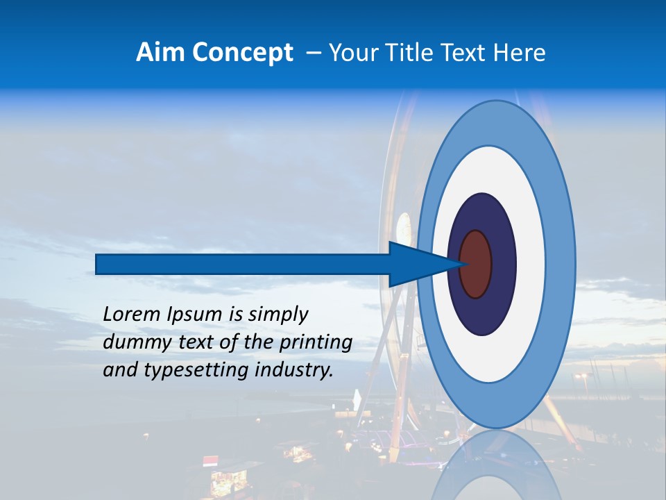 The Wheel Of Entertainment In Sydney PowerPoint Template