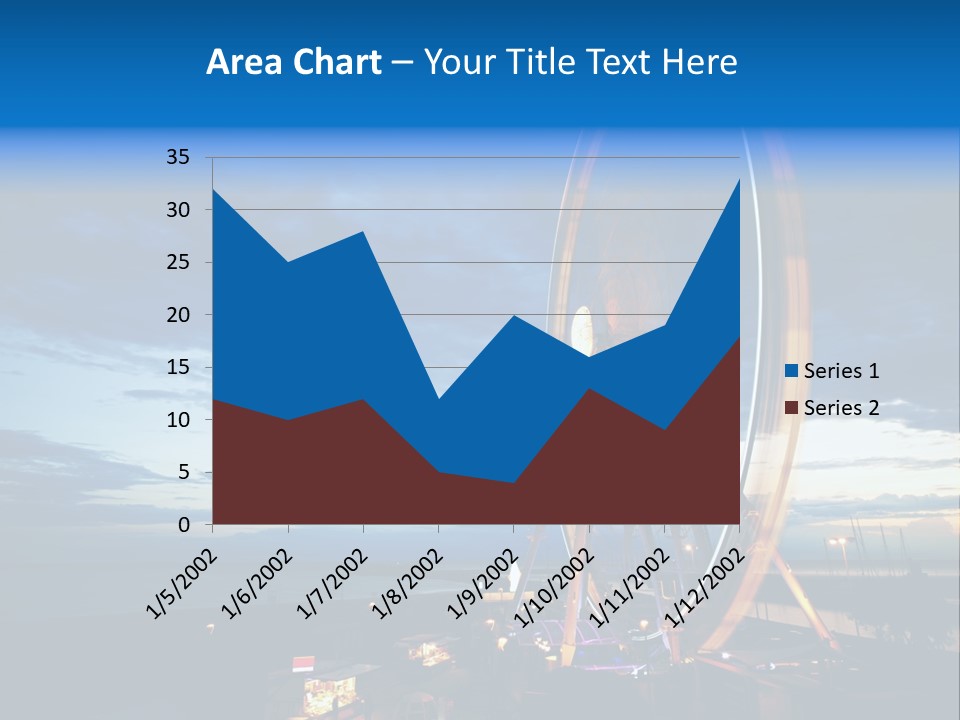 The Wheel Of Entertainment In Sydney PowerPoint Template