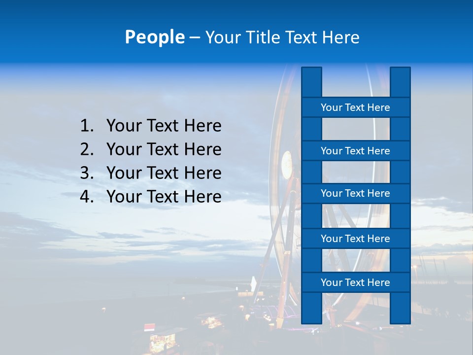 The Wheel Of Entertainment In Sydney PowerPoint Template