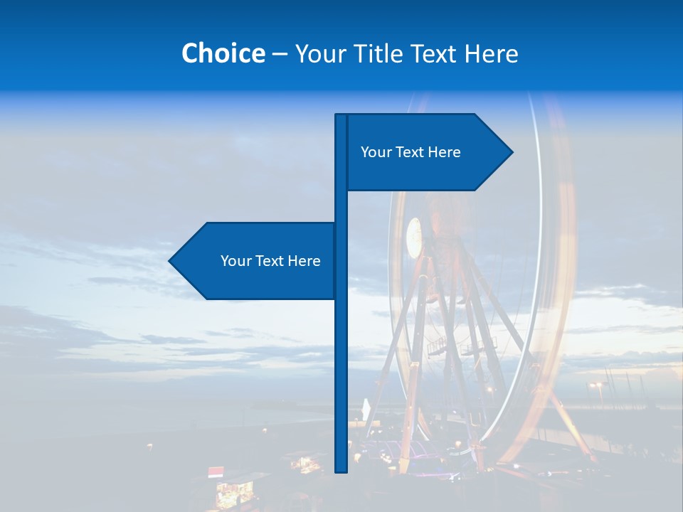 The Wheel Of Entertainment In Sydney PowerPoint Template
