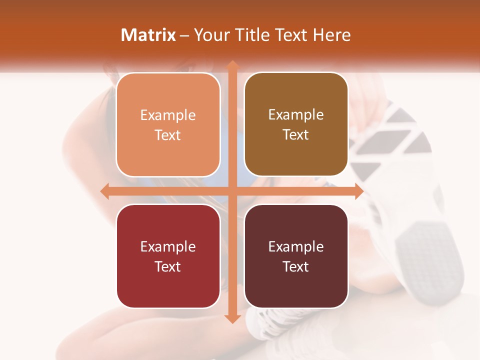 The Girl Is Engaged In Gymnastics PowerPoint Template