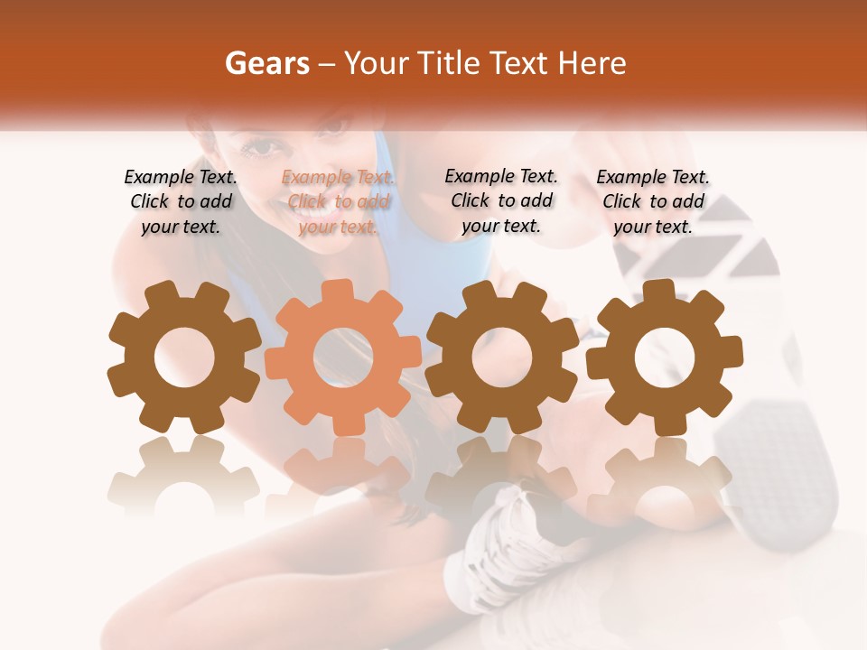 The Girl Is Engaged In Gymnastics PowerPoint Template