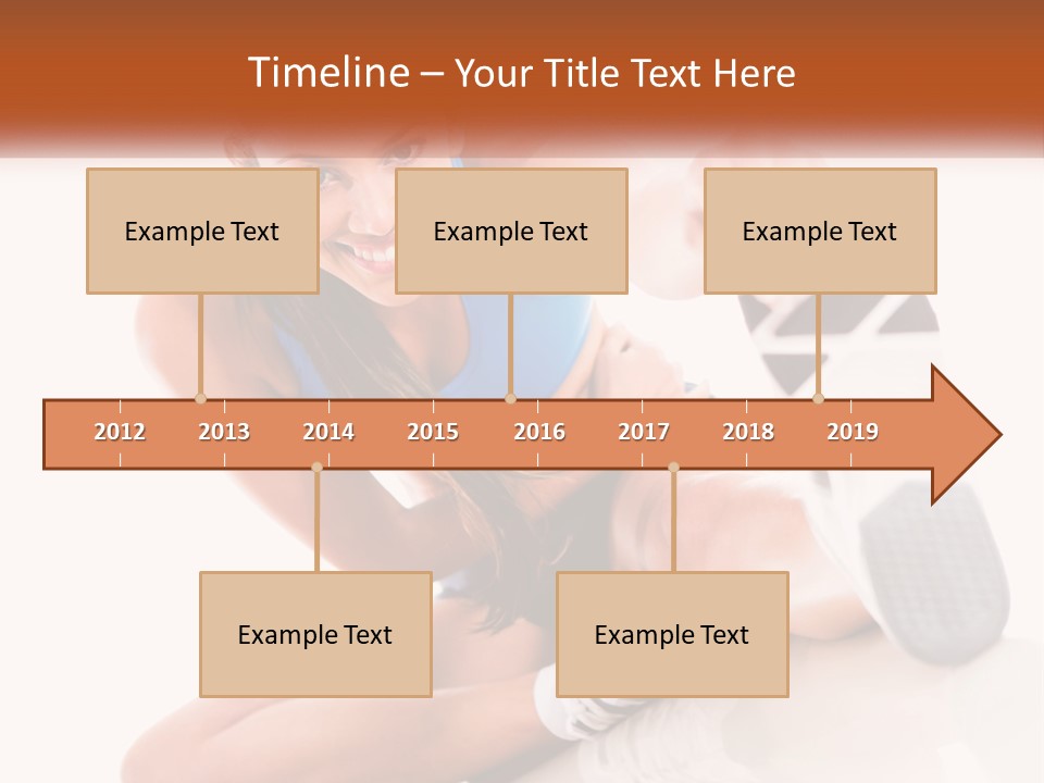 The Girl Is Engaged In Gymnastics PowerPoint Template