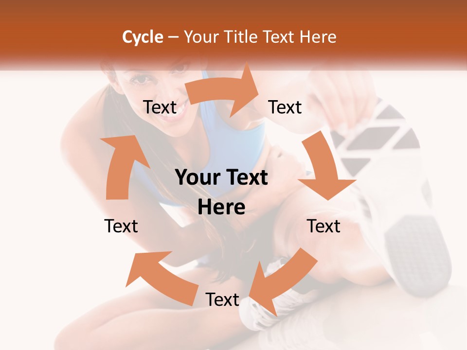 The Girl Is Engaged In Gymnastics PowerPoint Template