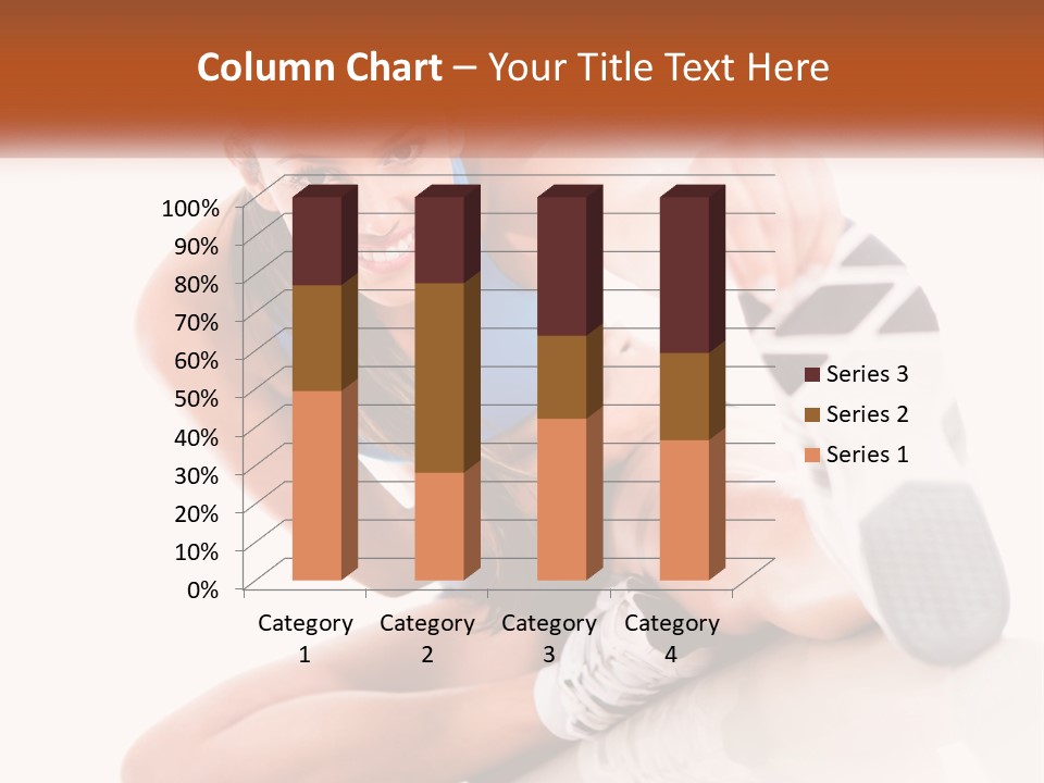 The Girl Is Engaged In Gymnastics PowerPoint Template