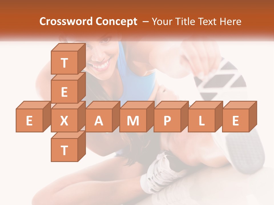 The Girl Is Engaged In Gymnastics PowerPoint Template