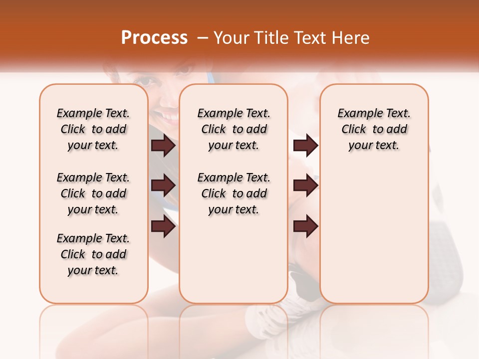 The Girl Is Engaged In Gymnastics PowerPoint Template