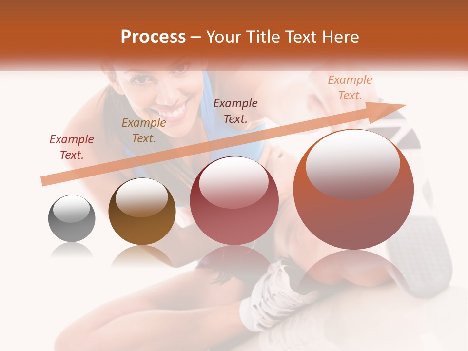 The Girl Is Engaged In Gymnastics PowerPoint Template