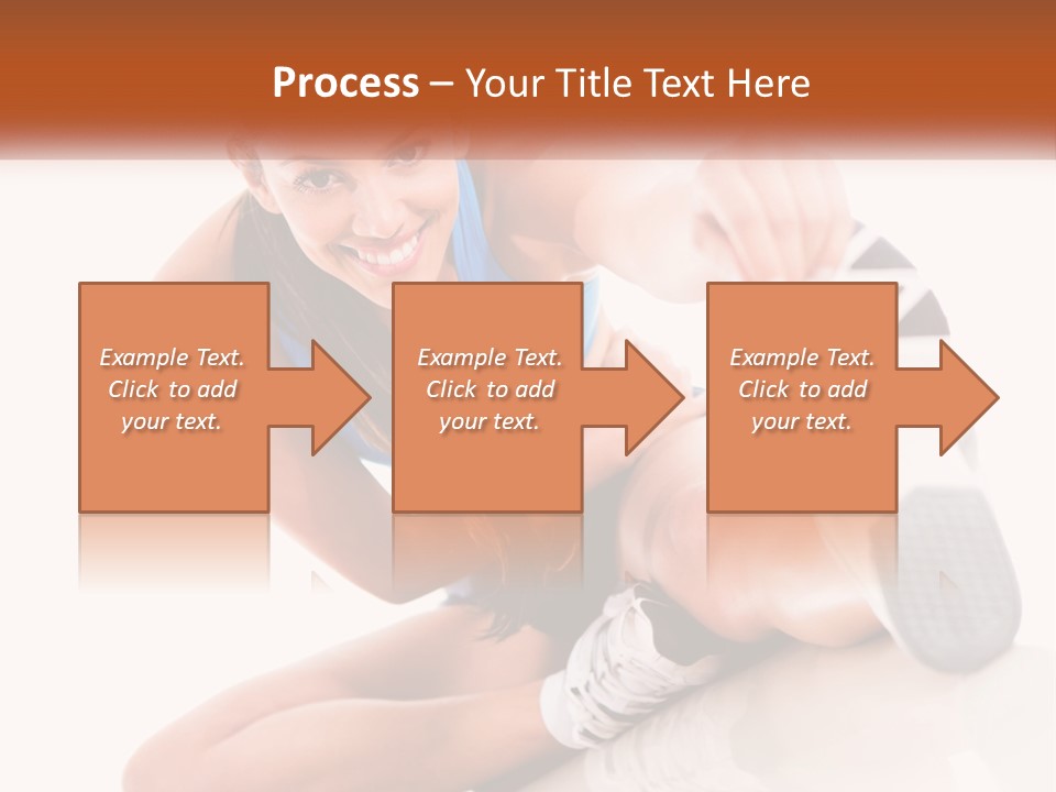 The Girl Is Engaged In Gymnastics PowerPoint Template