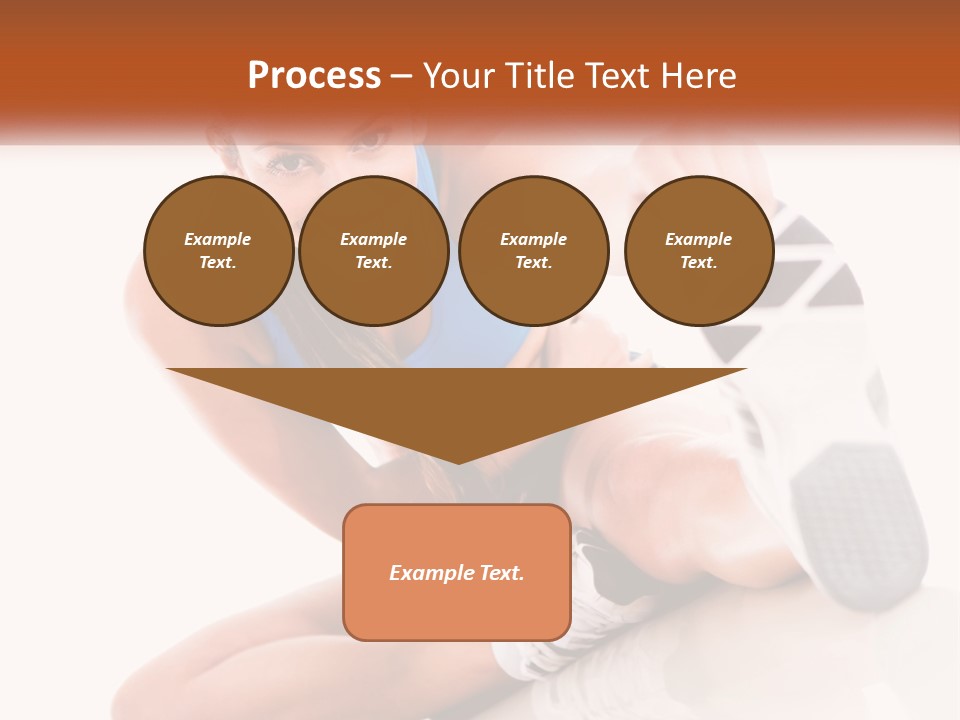 The Girl Is Engaged In Gymnastics PowerPoint Template