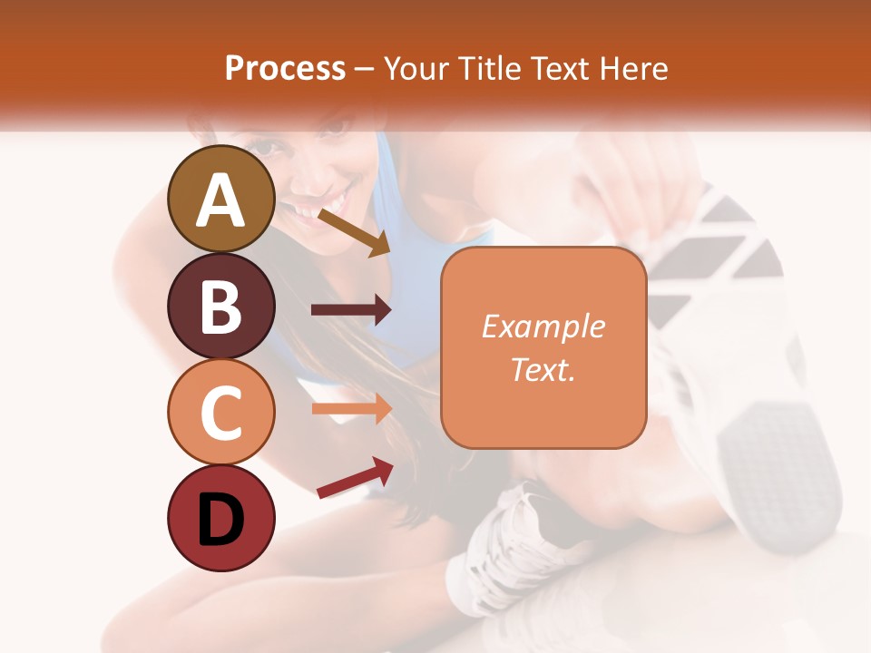 The Girl Is Engaged In Gymnastics PowerPoint Template