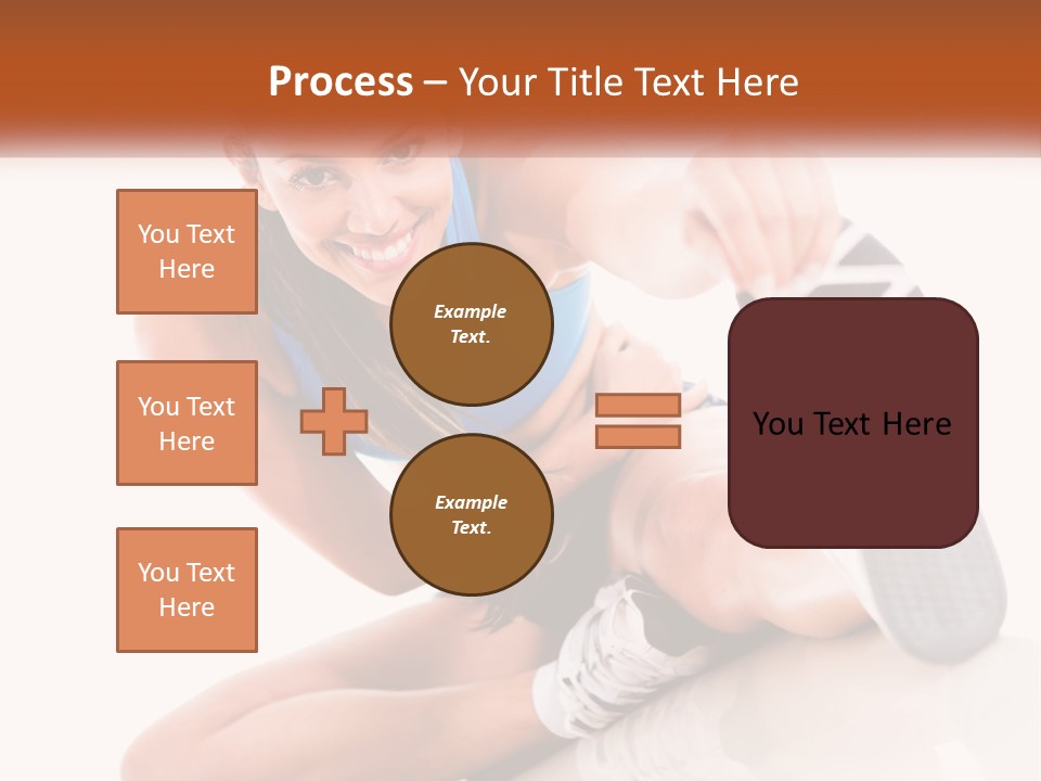 The Girl Is Engaged In Gymnastics PowerPoint Template