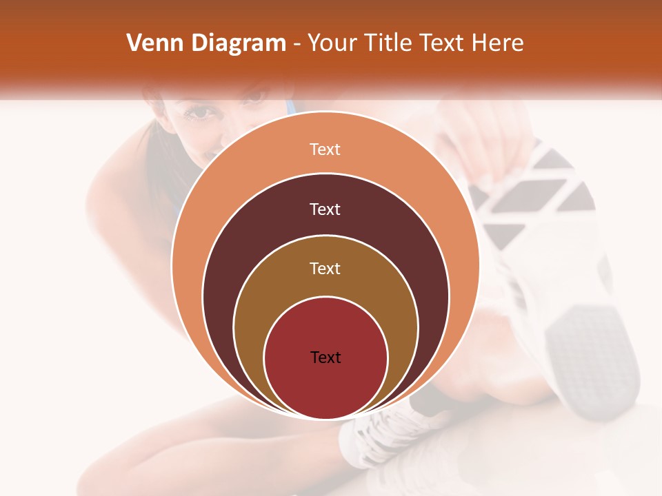 The Girl Is Engaged In Gymnastics PowerPoint Template