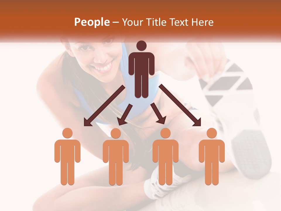 The Girl Is Engaged In Gymnastics PowerPoint Template