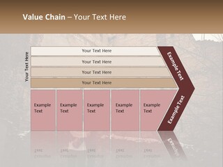 Guy And Girl Near The Ruined Castle PowerPoint Template