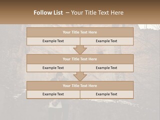 Guy And Girl Near The Ruined Castle PowerPoint Template